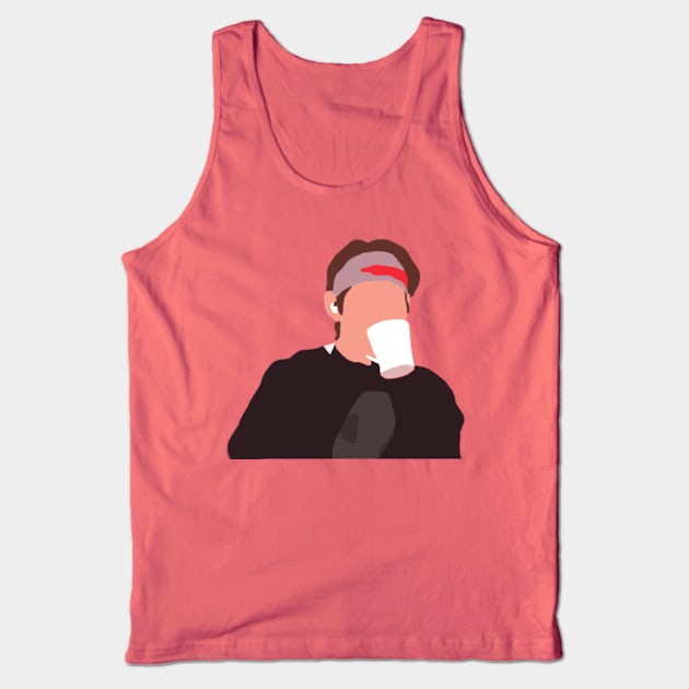 BTS V Ellen Meme Minimal Tank Top by chillayx